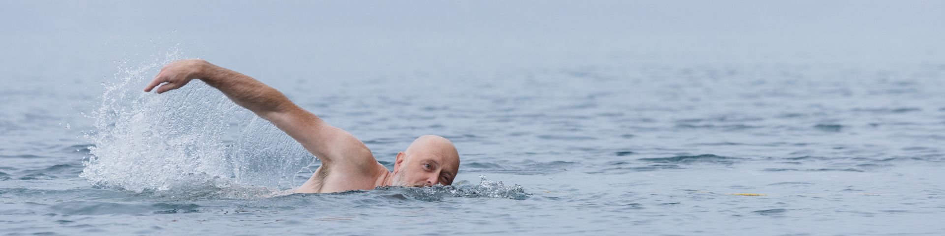 Polar plunge Canadian high arctic